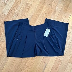 NWT Athleta Brooklyn Heights Pleated Wide Leg Pants. Women’s Size 14 / P.
